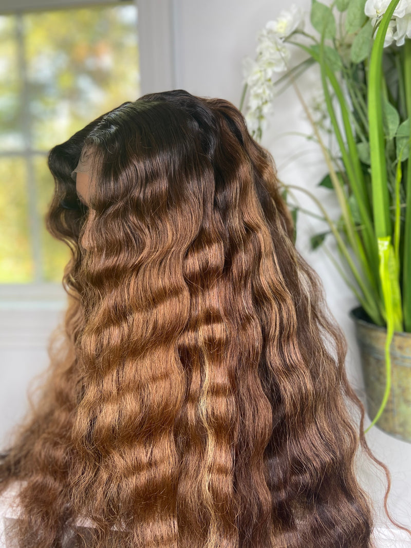 24”Glueless Lace Closure Wig